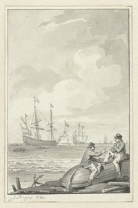Zeegezicht door Jacobus Buys