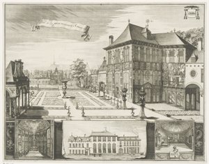 Gezicht op het Rubenshuis te Antwerpen