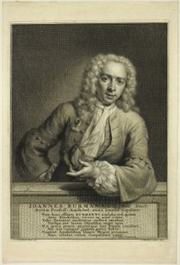 J. Burmannus door Jacobus Houbraken