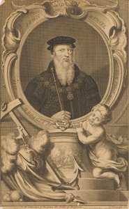 John Russel. De Eerste Graaf van Bedford 1549 door Jacobus Houbraken