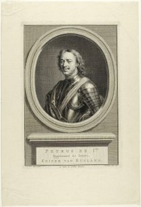 Peter I van Rusland door Jacobus Houbraken