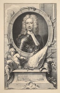 Portret van Charles Mordaunt, Graaf van Peterborough, illustratie uit 