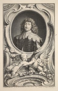 Portret van George, Lord Digby, Graaf van Bristol, illustratie uit 