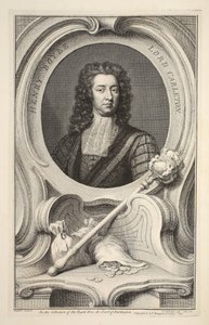 Portret van Henry Boyle, Lord Carleton, illustratie uit 