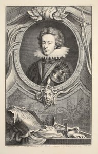 Portret van Henry, Prins van Wales, illustratie uit 