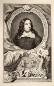 Portret van John Thurlow, illustratie uit 
