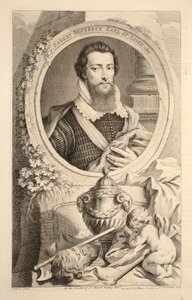 Portret van Robert Devereux, Graaf van Essex, 1601, illustratie uit 