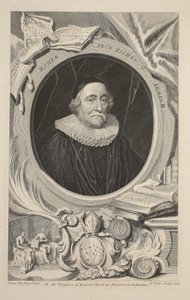 Portret van Usher, Aartsbisschop van Armagh, illustratie uit 