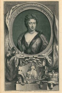 Koningin Anne door Jacobus Houbraken
