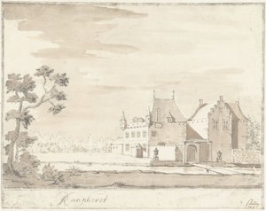 Het kasteel Raaphorst bij Wassenaar