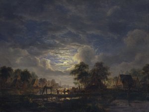 Dorp aan een Kanaal
