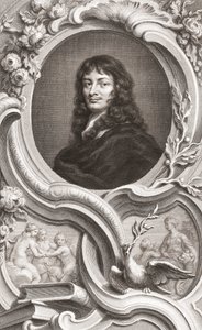 Sir William Temple door Jacobus and Vertue George Houbraken