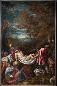 Begrafenis van het lichaam van Christus door Jacopo (1510 92) Bassano
