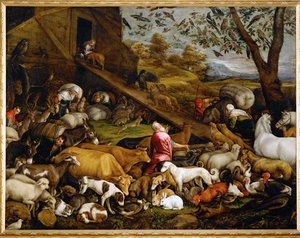  door Jacopo (1510-92) Bassano