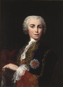 Portret van de zanger Farinelli (Carlo Broschi) door Jacopo Amigoni