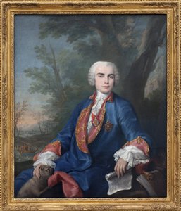 De sopraan castraat Carlo Broschi, genaamd Farinelli