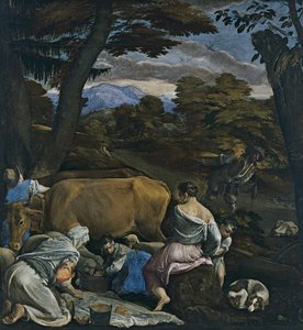 De gelijkenis van de zaaier door Jacopo Bassano il vecchio