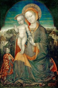 Madonna en Kind door een prins van het Huis Este door Jacopo Bellini