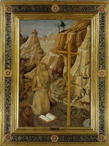 De boetvaardige Sint Hiëronymus in de woestijn