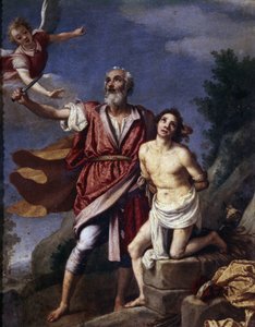 Het offer van Isaac, 1594 door Jacopo Chimenti Empoli