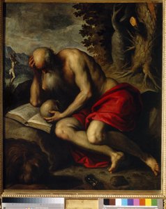 Sint Hiëronymus door Jacopo Il Giovane Palma