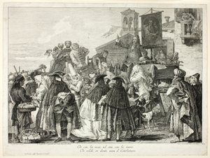 De Tandentrekker, plaat negen uit Selectie van Schilderijen uit Venetiaanse Collecties door Jacopo Leonardis