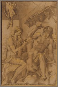Allegorie van gulzigheid door Jacopo Ligozzi