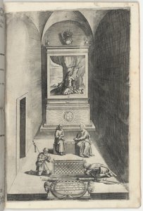 Interieur van de Kapel van Maria Magdalena (Interno della cappella della Maddalena) [plaat H] door Jacopo Ligozzi
