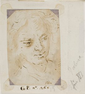 Hoofd van een man door Jacopo Palma il Giovane