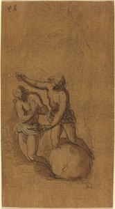 De doop van Christus door Jacopo Palma il Giovane