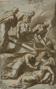 De Graflegging van Christus door Jacopo Palma il Giovane