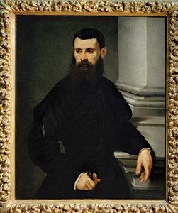 Portret van een man - Portret van een man ... door Jacopo Robusti Tintoretto