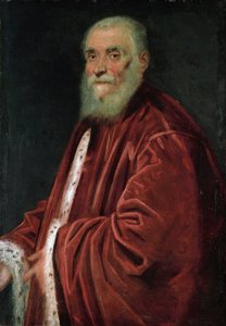 Portret van senator Marco Grimani door Jacopo Robusti Tintoretto