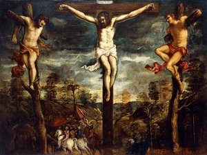 De kruisiging door Jacopo Robusti Tintoretto