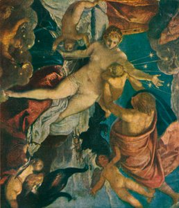 De oorsprong van de Melkweg door Jacopo Robusti Tintoretto
