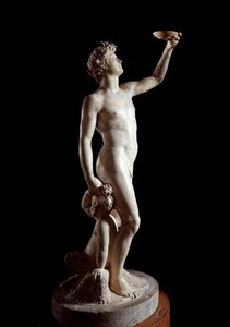 Bacchus. Beeldhouwwerk door Jacopo Sansovino