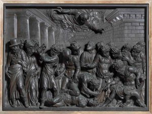 Het Wonder van de Slaaf Het Wonder van Sint Marcus, 1541 door Jacopo Sansovino