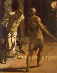 De geseling van Christus, 1570s door Jacopo Tintoretto