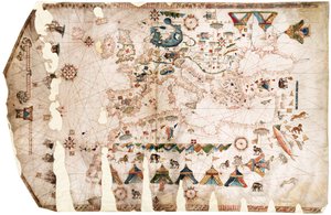 Middellandse Zee, Zwarte Zee en de Noordoost-Atlantische Oceaan door Jacopo Vesconte Maggiolo