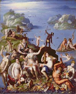 Koraalvissen, c.1590 door Jacopo Zucchi