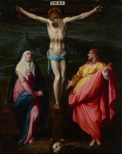 De kruisiging door Jacopo Zucchi