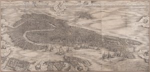 Uitzicht op Venetië