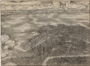 Uitzicht op Venetië door Jacopo de