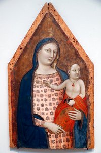 Maagd en Kind, ca. 1337-39 door Jacopo del Casentino