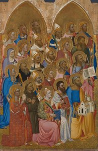 Aanbiddende heiligen van het San Pier Maggiore Altaarstuk, 1371