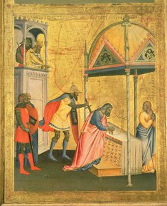 Het martelaarschap van St. Matteüs, van het altaarstuk van St. Matteüs en scènes uit zijn leven, c.1367-70 door Jacopo di Cione