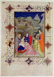 MS 11060-11061 Uren van Onze Lieve Vrouw: Sext, Aanbidding van de Wijzen, uit de 