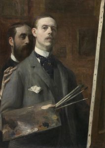 Zelfportret met Raphael de Ochoa