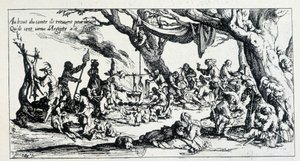 Van de gravure van J. Callot door Jacques (after) Callot