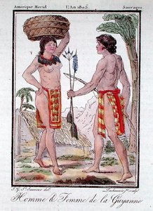 Indianen uit Frans Guyana, uit 